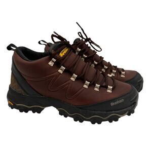 Dunham Waffle Stomper Leather Women's Brown Hiking Boots Size 7.5